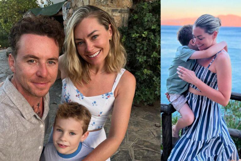 danny jones wife georgia horsley with his husband and son cooper