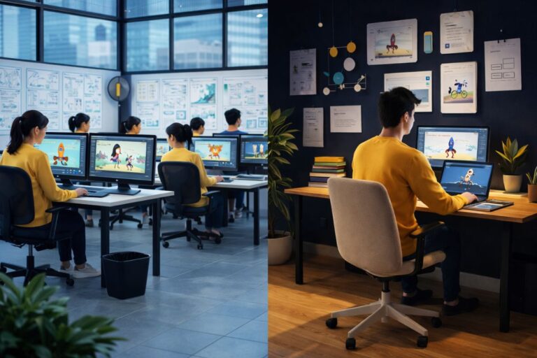 animation studio vs freelancers - pros and cons