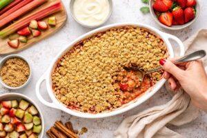 rhubarb crumble recipe