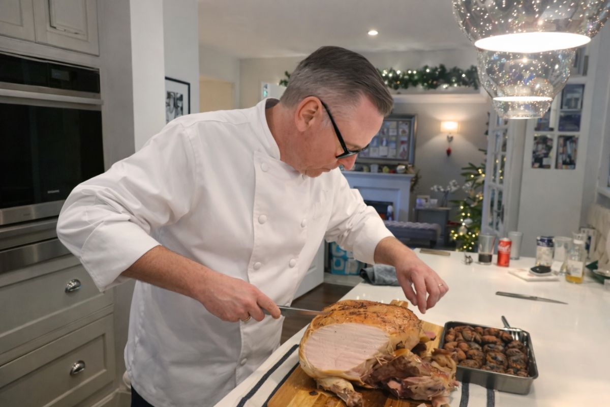 chef tony tobin cooking chicken