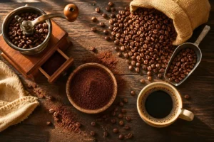 ground coffee