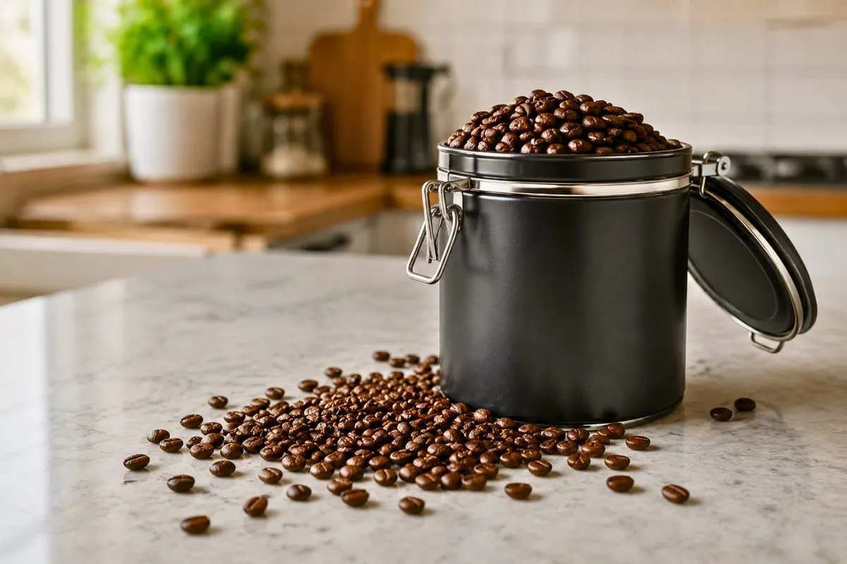 ground coffee storage for freshness