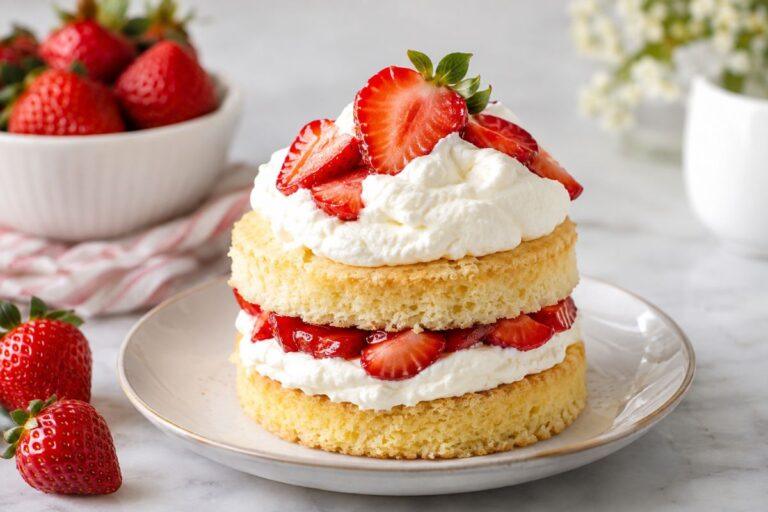what is a strawberry shortcake made of
